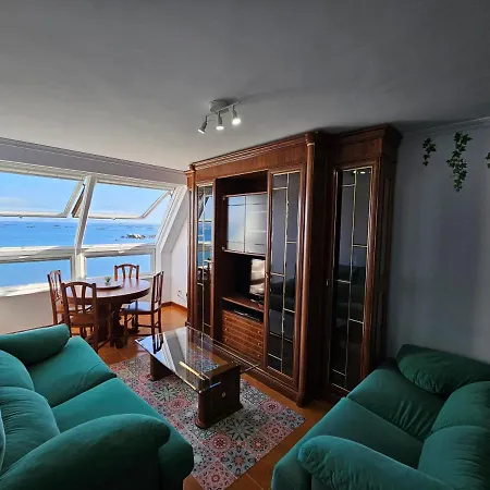 Atico En Primera Linea De Playa Apartment Ribeira